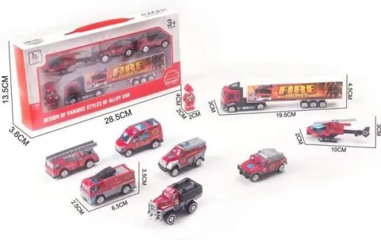 Zestaw aut metalowych