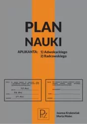 Plan nauki aplikanta adwokackiego/radcowskiego