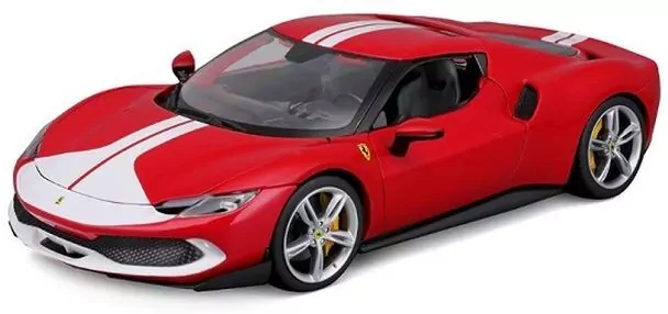 Ferrari R&P -296 Gtb Assetto Fiorano Red/White - tantis.pl