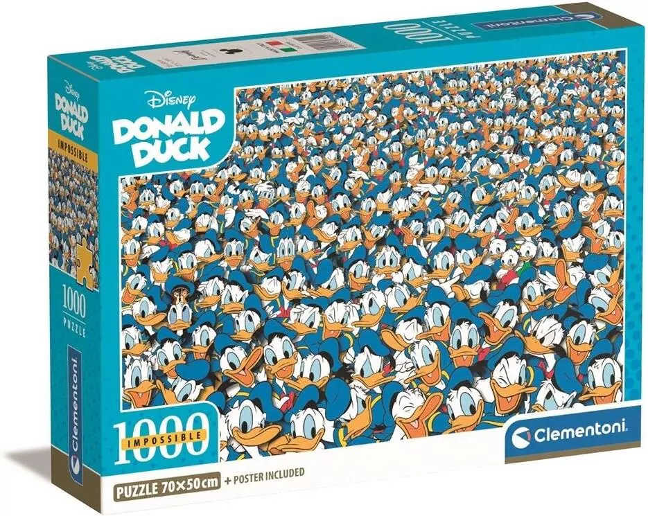 Puzzle 1000 Compact Impossible Puzzle! Donald Duck - tantis.pl