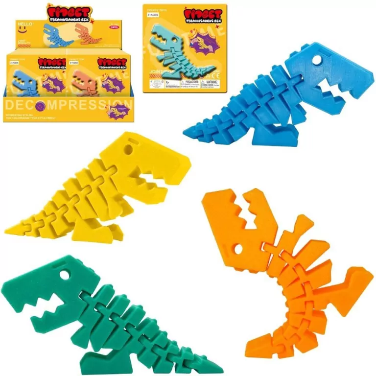Dinozaur ruchome segmenty 3d MIX - tantis.pl