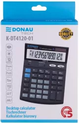 Kalkulator biurowy 12 cyfr czarny