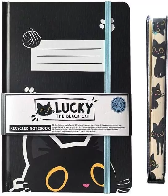 Notatnik A5 linia Lucky the Black Cat - tantis.pl