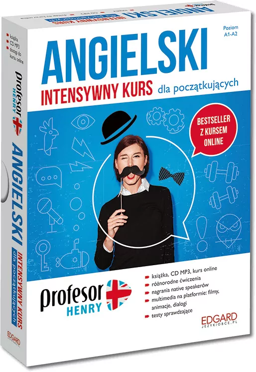 Angielski. Intensywny kurs dla początkujących. Profesor Henry - tantis.pl