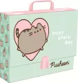 Teczka z rączką A4 XL Pusheen mint - tantis.pl