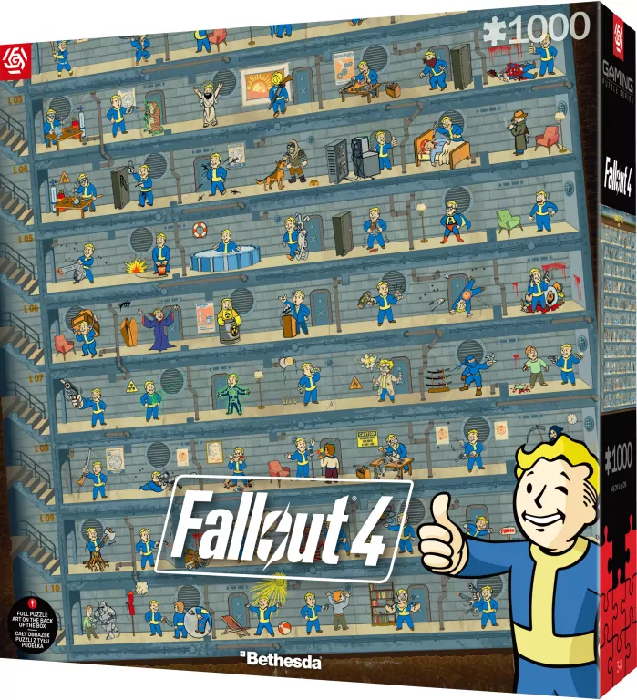 Puzzle 1000 Fallout 4 Perk Poster - tantis.pl