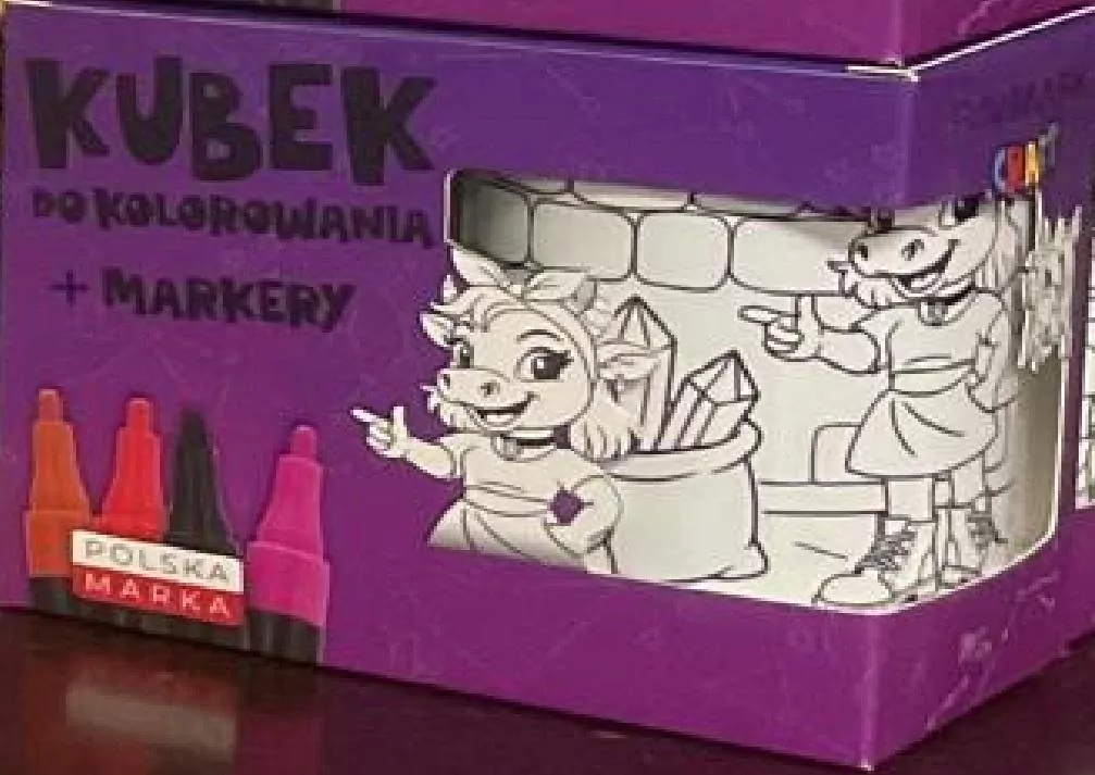 Kubek do malowania z markerami panimuu - tantis.pl