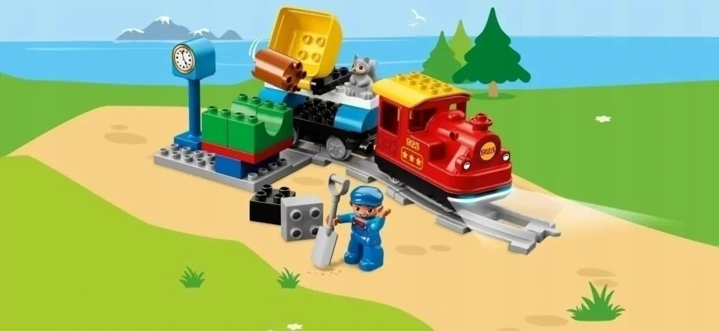 LEGO DUPLO. Pociąg parowy 10874 - tantis.pl