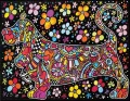 Kolorowanka welurowa Basset 47x35cm - tantis.pl