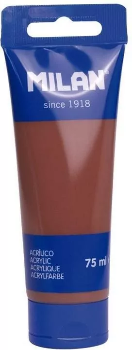 Farba akrylowa w tubce 75ml ziemisty brąz MILAN - tantis.pl