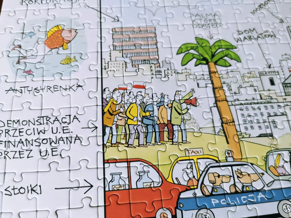 Puzzle 1000 Warszawa - tantis.pl