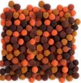 Pompony brązowe 10mm, 100 sztuk - tantis.pl