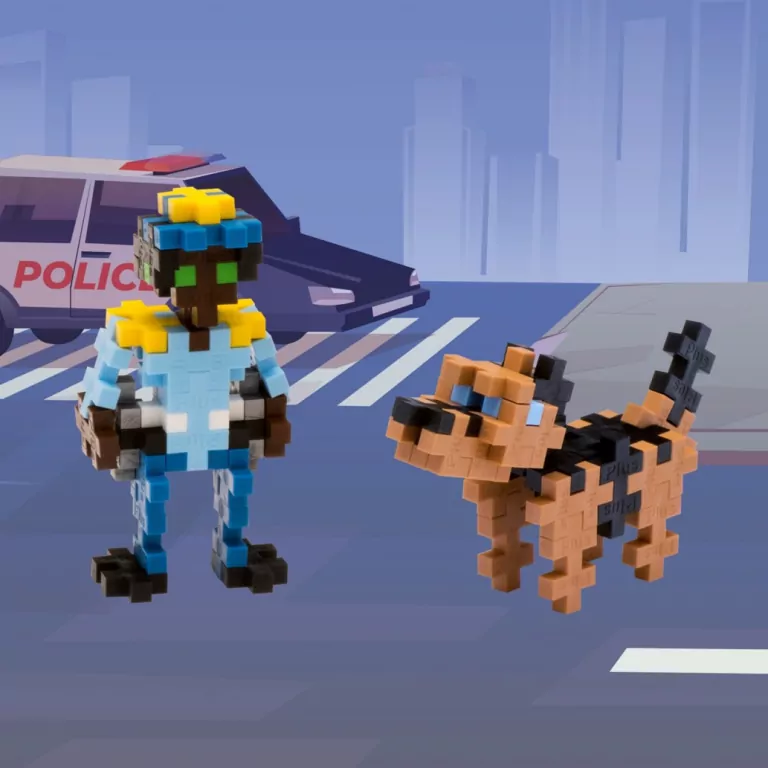 Tuba Policjant 100 elementów. Plus-Plus - tantis.pl