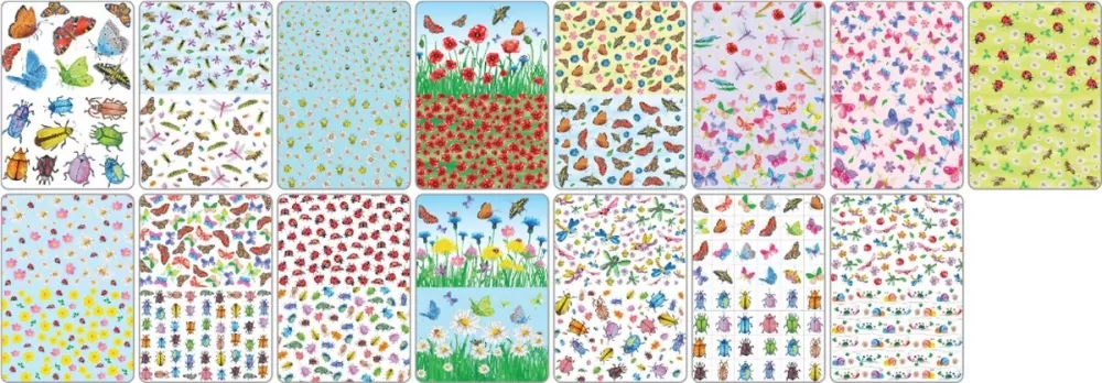 Blok z motywami Garden A4/15K 80g HAPPY COLOR - tantis.pl