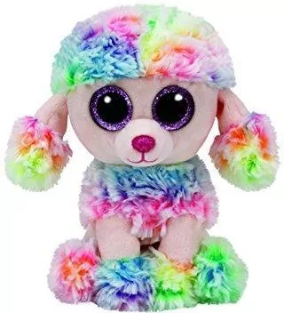 Ty, Beanie Boos Poofie  wielobarwny pudel 15cm - tantis.pl