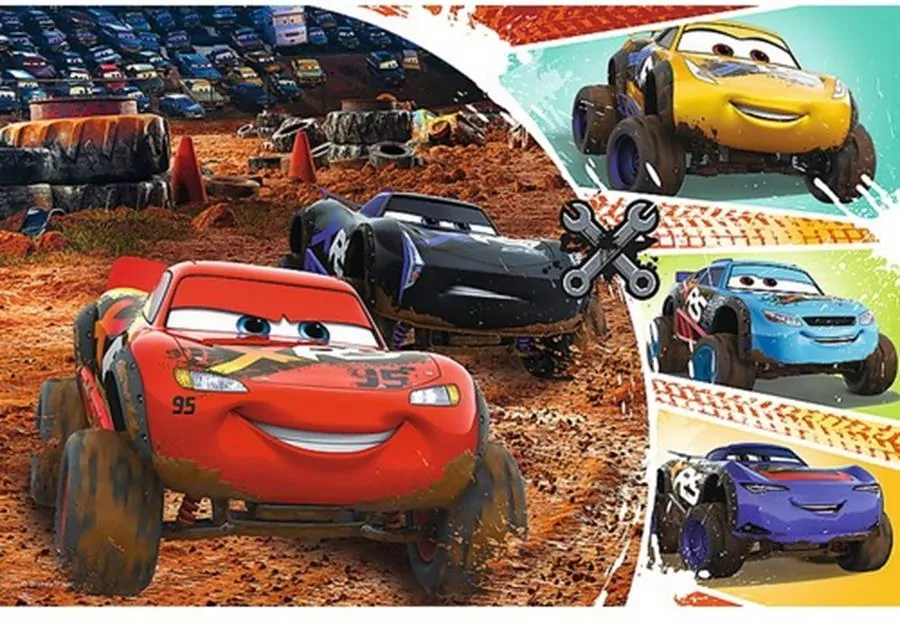 Puzzle 60. Auta. Zygzak McQueen z przyjaciółmi - tantis.pl