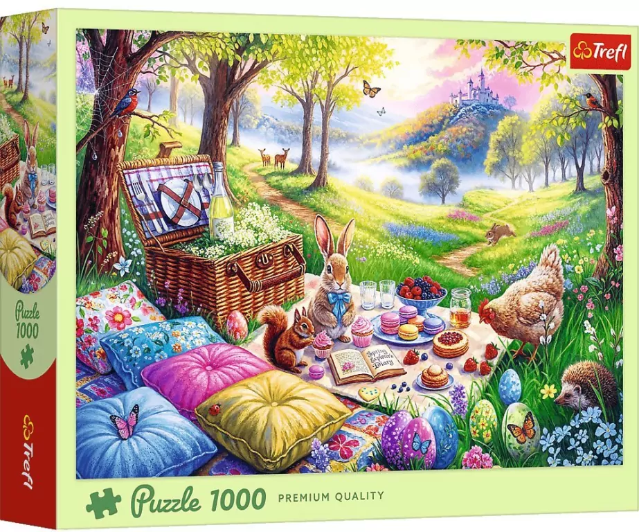 Puzzle 1000 Piknik na łące TREFL - tantis.pl