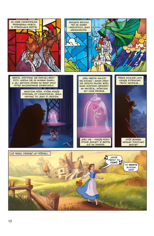 Piękna i Bestia. Klasyczne baśnie Disneya w komiksie - tantis.pl