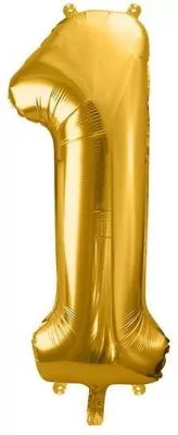 Balon foliowy 1 złoty 86cm