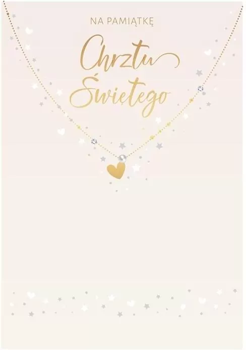 Karnet Chrzest - tantis.pl