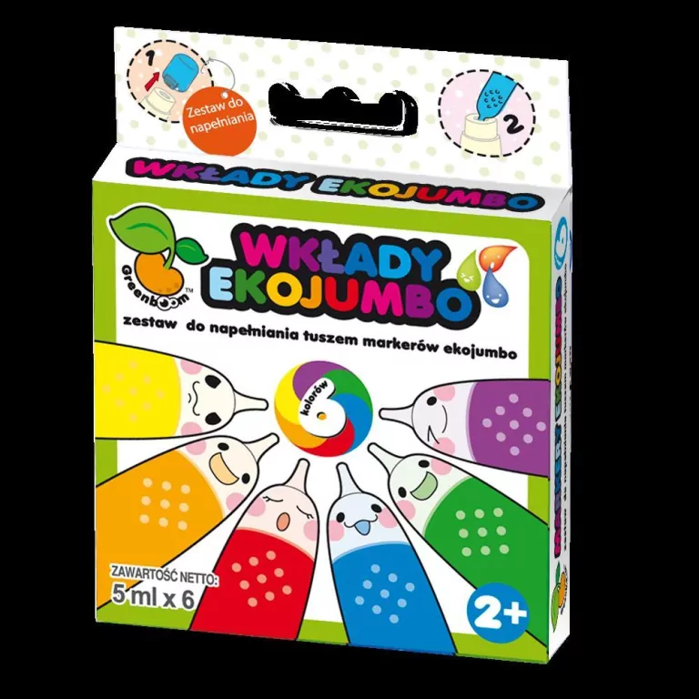 Wkłady ekojumbo 6 kolorów - tantis.pl