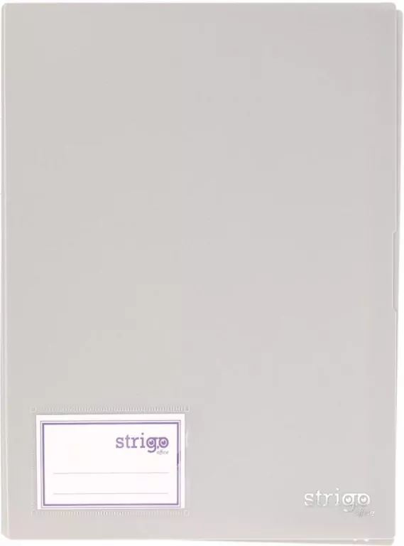 Album ofertowy A4 30 koszulek jasnoszary STRIGO - tantis.pl