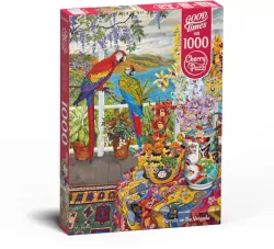 Puzzle 1000 CherryPazzi Parrots on the Veranda 30639