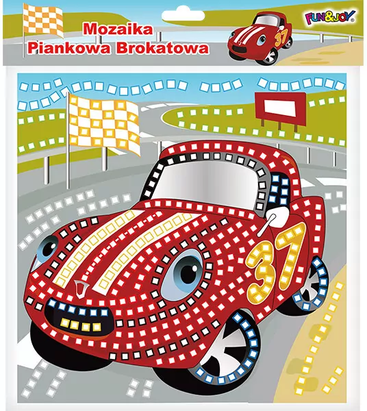 Mozaika piankowa brokatowa Auto - tantis.pl