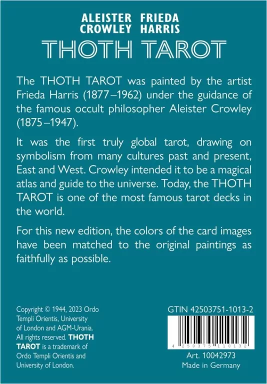 Karty tarot Thoth Cartamundi - tantis.pl