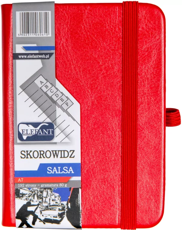 Skorowidz A7/96k Salsa czerwony - tantis.pl