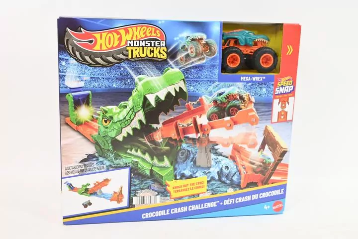 Hot Wheels Monster Trucks Crocodile Crash PS - tantis.pl