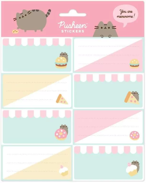 Pusheen Naklejki na zeszyty - tantis.pl