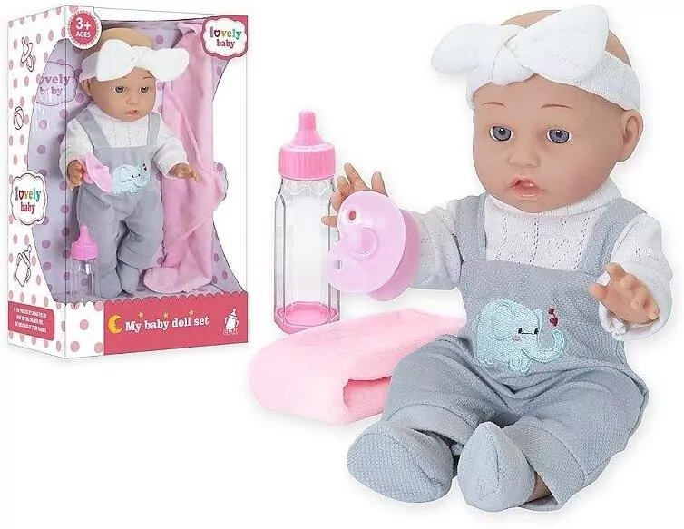 Lalka bobas z akcesoriami 30cm - tantis.pl