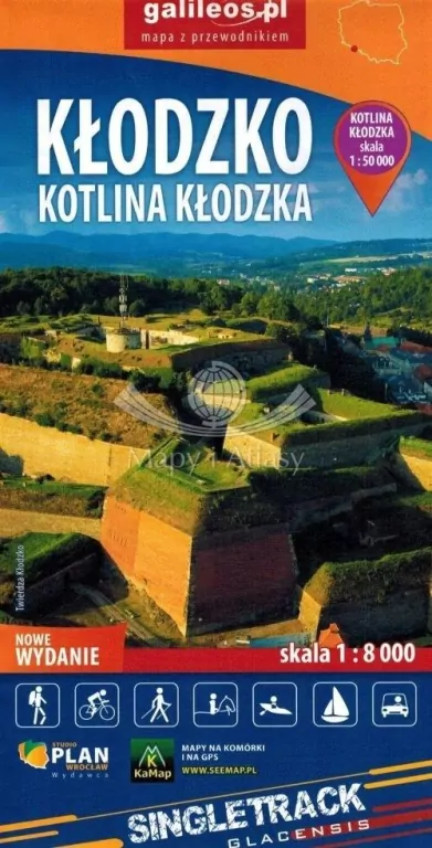 Mapa. Kłodzko. Kotlina Kłodzka - tantis.pl