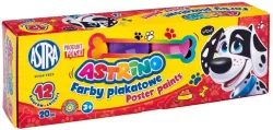 Farby plakatowe 12 kolorów Astrino