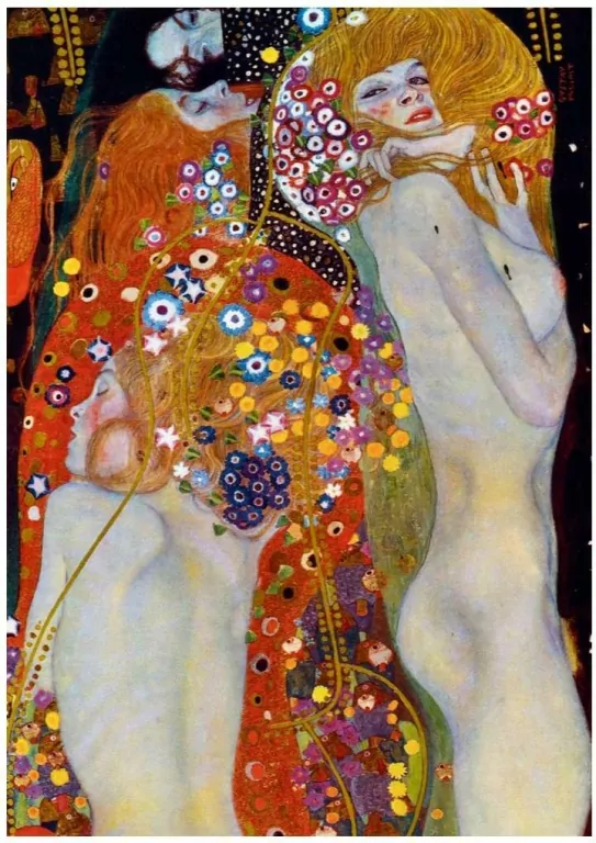 Puzzle 1000 Wodne serpentyny, II Gustav Klimt - tantis.pl
