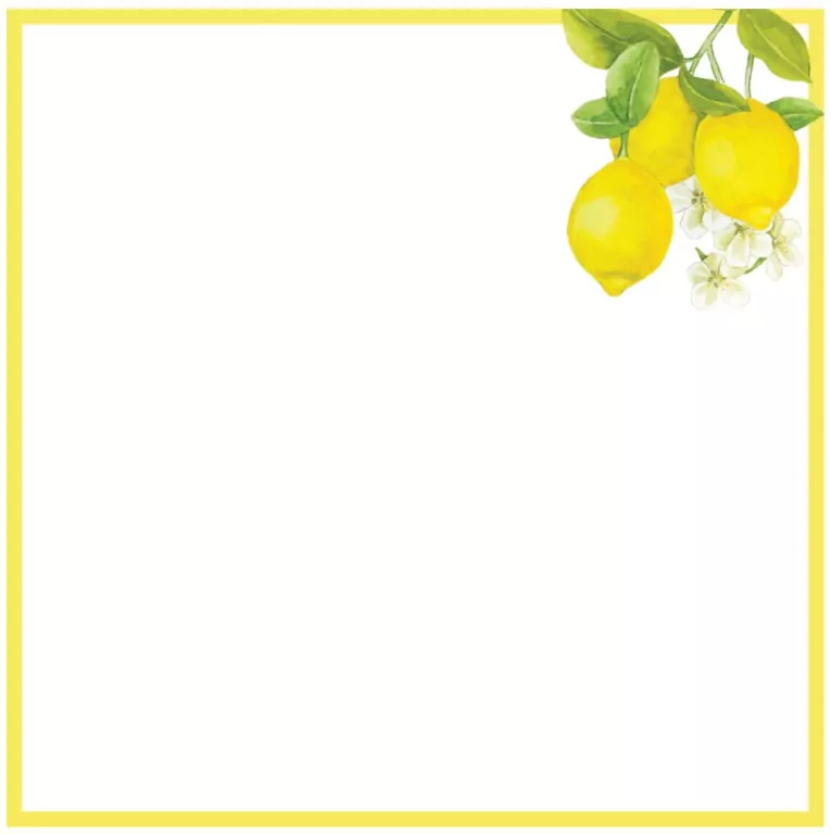 Karteczki zdobione Cytryny z Amalfi - tantis.pl