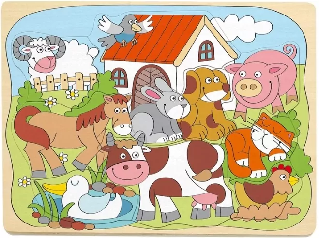 WOODYLAND PuzzlePlansza Wes.zwierz.dom.91929 19291 - tantis.pl