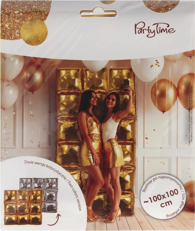 BALON FOL SCIANKA 100X100 MIX KOL PBH - tantis.pl