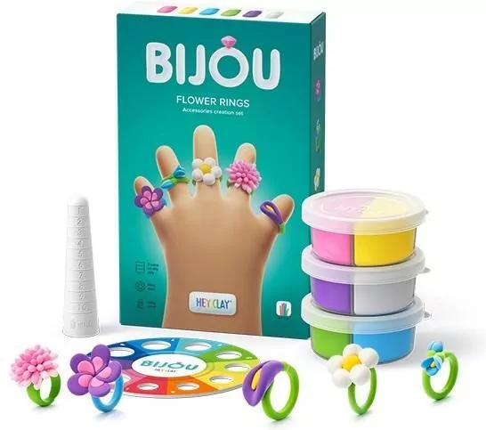 Hey Clay Bijou. Flower rings - tantis.pl