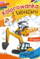 Maszyny budowlane. Kolorowanka z tatuażami - tantis.pl