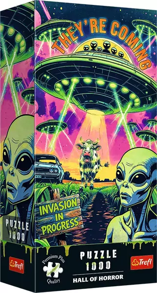 Puzzle 1000 Hall of Horror UFO TREFL - tantis.pl