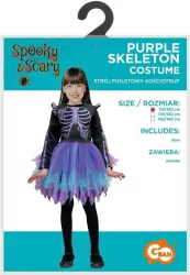 Strój dla dzieci Fioletowy Kościotrup rozm.110/120