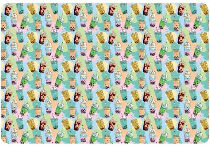 Podkładka A4 do prac plastycznych nadruk bubbletea - tantis.pl