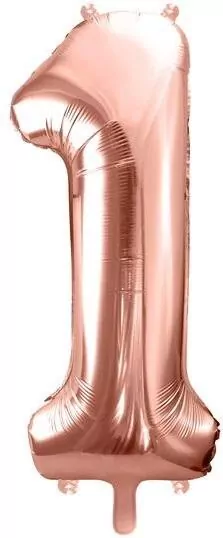 Balon foliowy 1 86cm. Różowe złoto - tantis.pl