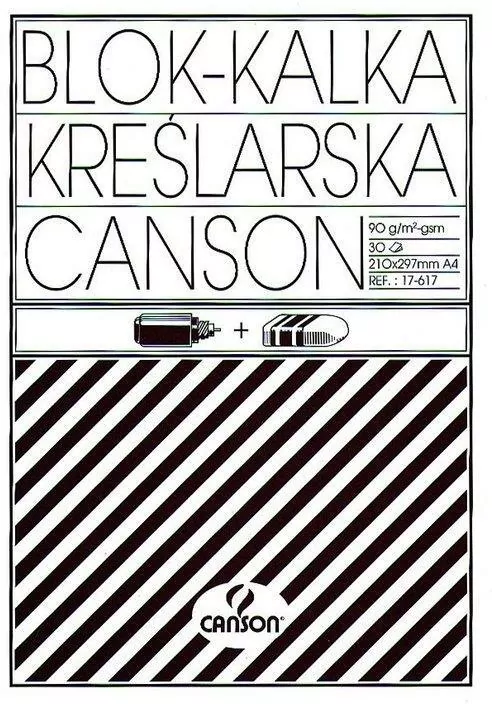 Kalka kreślarska A4 / 30 k. do ręcznego rysunku technicznego - tantis.pl