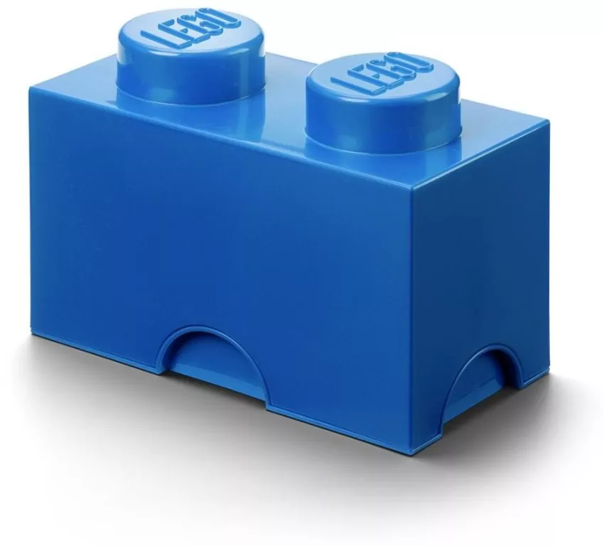 LEGO(R) pojemnik klocek dwójka niebieski - tantis.pl