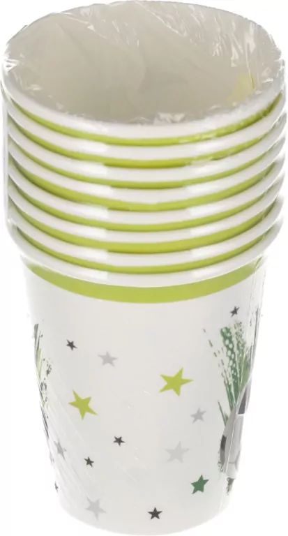 KUBEK PAP 250ML PILKA NOZ 037201 PM OP8SZT FOL - tantis.pl