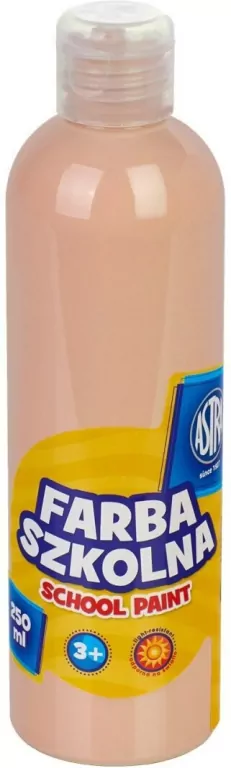 Farba szkolna naturalna tempera Astra 250 ml cielista - tantis.pl