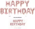 Balon foliowy Happy Birthday różowe złoto 340x35cm - tantis.pl